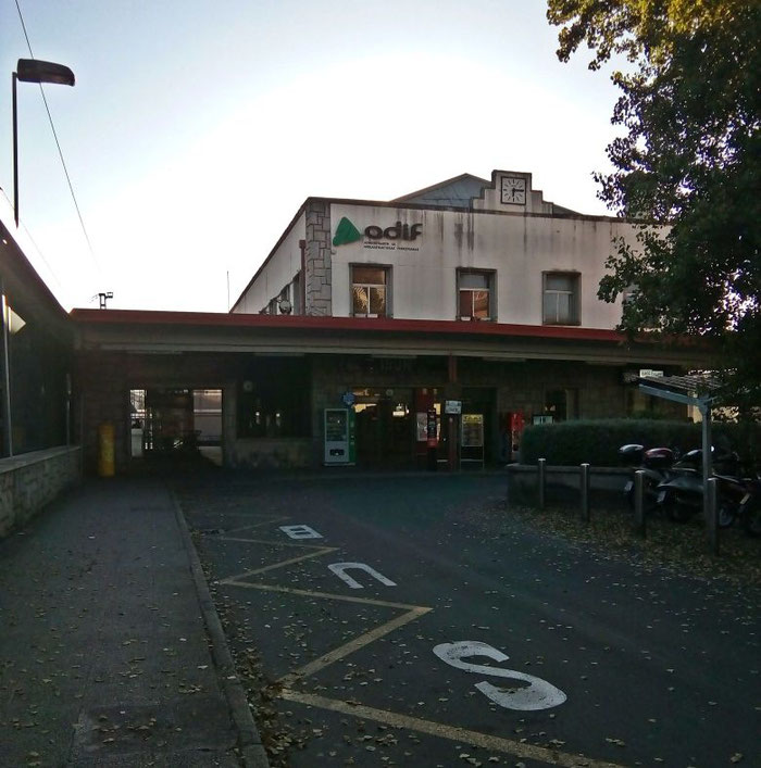 Irun - hier startet der Nachtzug nach Lissabon